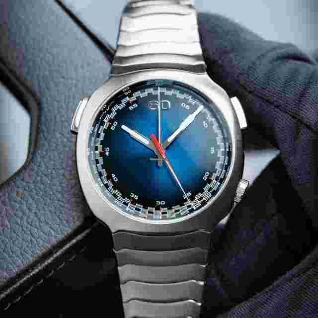H.Moser & Cie.
                           
                                 Streamliner 12/23 Flyback Chronograph Blue Dial Steel Moser