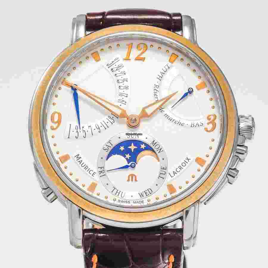 Maurice Lacroix Masterpiece Phases de Lune
                           
                                 Retrograde Moonphase Box & Papers