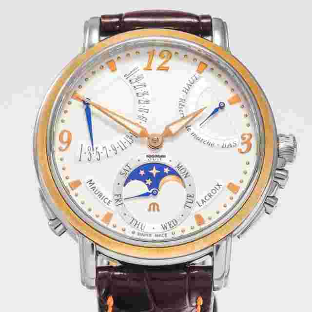 Maurice Lacroix Masterpiece Phases de Lune
                           
                                 Retrograde Moonphase Box & Papers