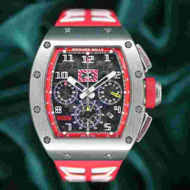 Richard Mille RM 011
                           
                                 MINT COMPLETE SET RM 011 Felipe Massa Chronograph Dubail Edition RM011-FM