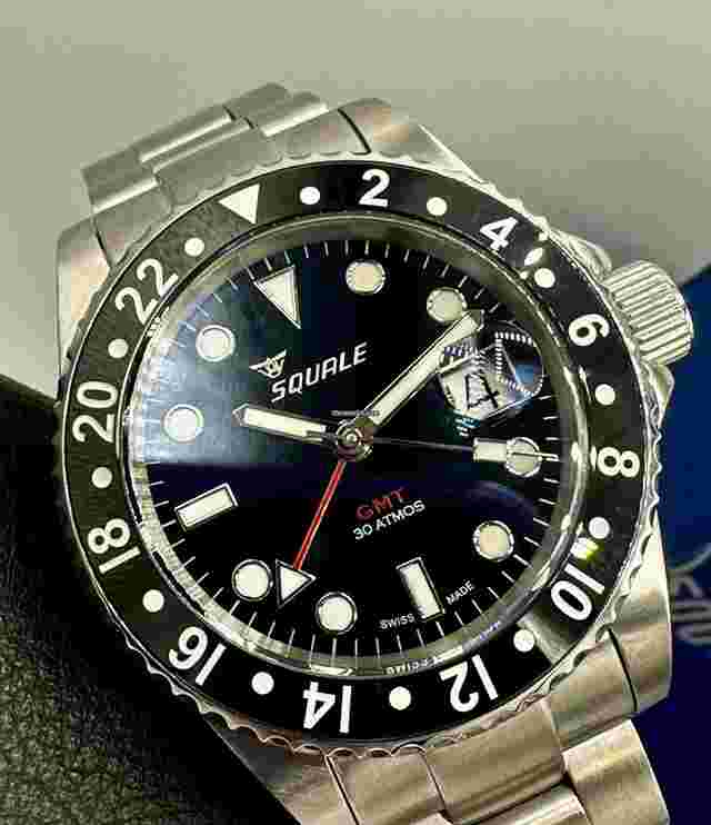 Squale
                           
                                 1545CG-CER GMT Ceramica Swiss ETA 2893 Automatic Movement 30 Atmos 300m