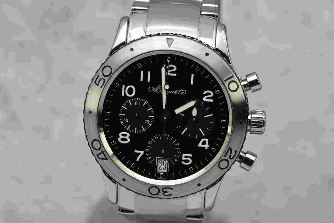 Breguet Type XX Men's Black Watch - 3820ST/H2/SW9
