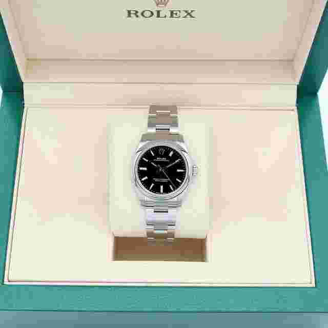 Rolex Oyster Perpetual 31
                           
                                 277200 Bright Black Rare Novelty Model Superalloy 904L 31 Stainless Steel