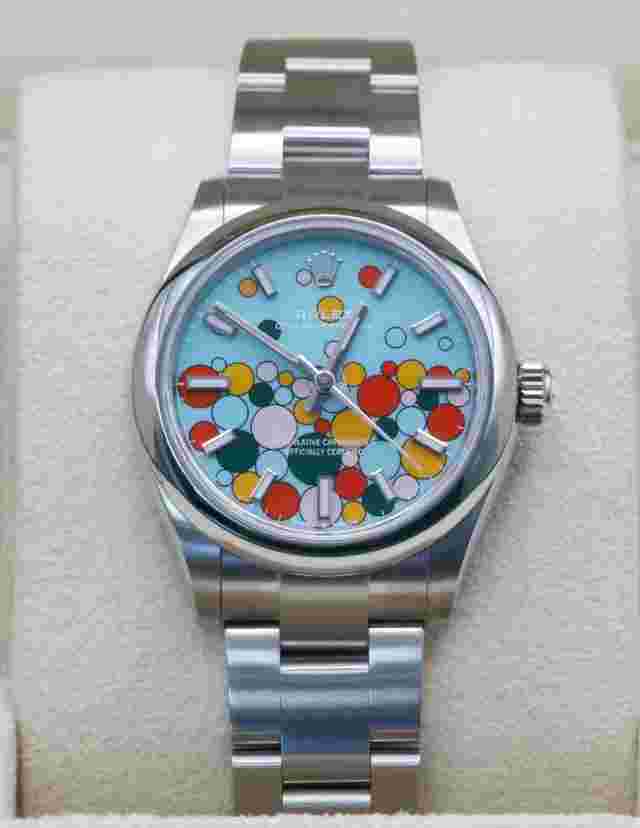 Rolex Oyster Perpetual 31
                           
                                 277200 Celebration Rare Novelty Model Superalloy 904L Turquoise Stainless