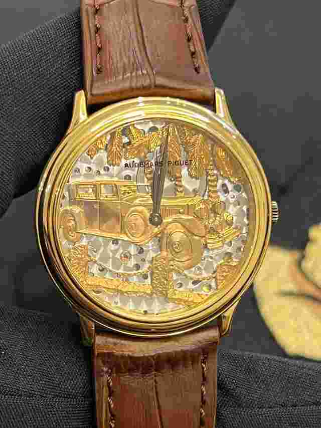 Audemars Piguet
                           
                                 Rolls Royce Phantom II 14677.002 Skeleton Rose Gold 33mm Automatic 1991 PAPERS