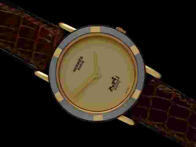 Hermès
                           
                                 Pursang Dame Ladies 18K Gold Watch - Near New-Old-Stock with Papers & Boxes