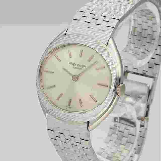 Patek Philippe Golden Ellipse
                           
                                 18K White Gold Vintage Watch Very RARE