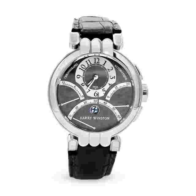 Harry Winston Premier
                           
                                 Excenter Biretrograde 18K White Gold