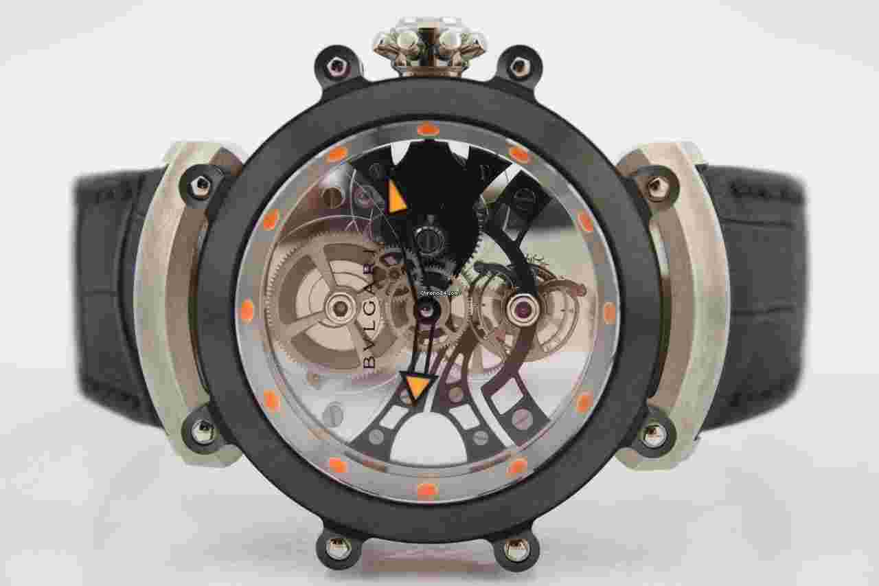 Bulgari
Gerald Genta Sapphire Tourbillion LTD Edition Skeleton 53mm Watch 102628