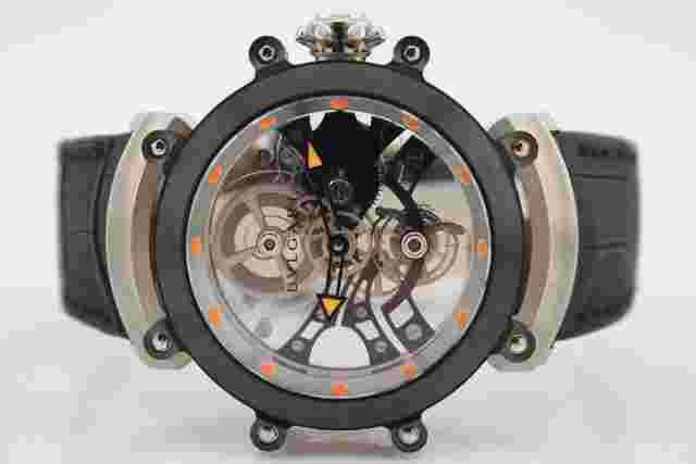 Bulgari
                           
                                 Gerald Genta Sapphire Tourbillion LTD Edition Skeleton 53mm Watch 102628