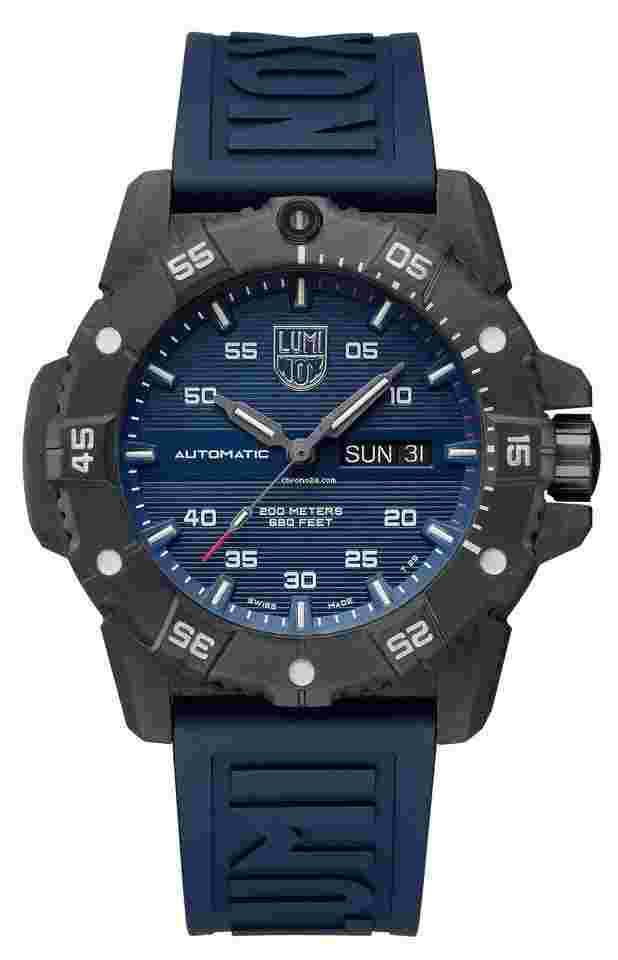 Luminox
                           
                                 Master Carbon SEAL Automatic CARBONOX+ Blue Rubber Mens Watch XS.3863