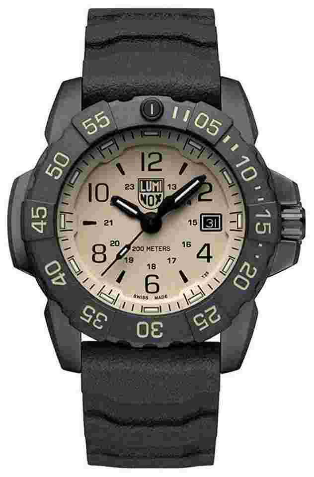 Luminox
                           
                                 Navy SEAL Black Rubber Interchangeable Strap Men Watch XS.3251.CBNSF.SET