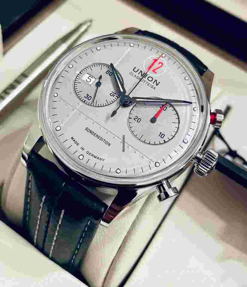 Union Glashütte Noramis Chronograph
Ungetragene Noramis Chronograph Sonderedition Paul Pietsch