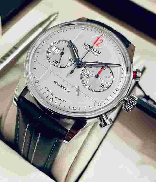 Union Glashütte Noramis Chronograph
                           
                                 Ungetragene Noramis Chronograph Sonderedition Paul Pietsch