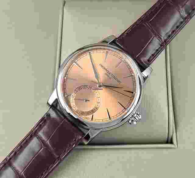 Frederique Constant Manufacture Classic
                           
                                 Date 40mm Bronze Sunray Dial Steel Case Brown Leather Strap 706SAL3H6
