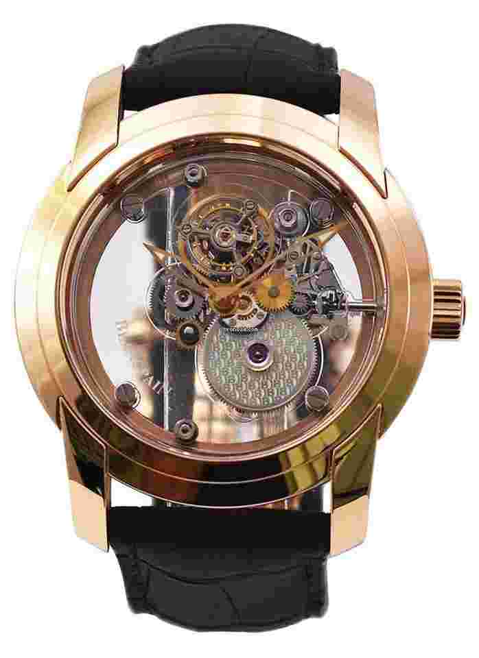 Blancpain
                           
                                 L-Evolution One-Minute Flying Carousel in Rose Gold Limited Edition On Black Alligator Leather Strap with Sapphire Dial Includes additional Black Leather Strap