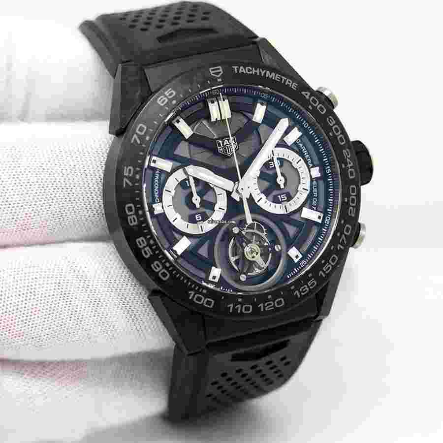 TAG Heuer Carrera Heuer-02T
CAR5A8W Carrera Heuer 02 Tourbillon Chronograph