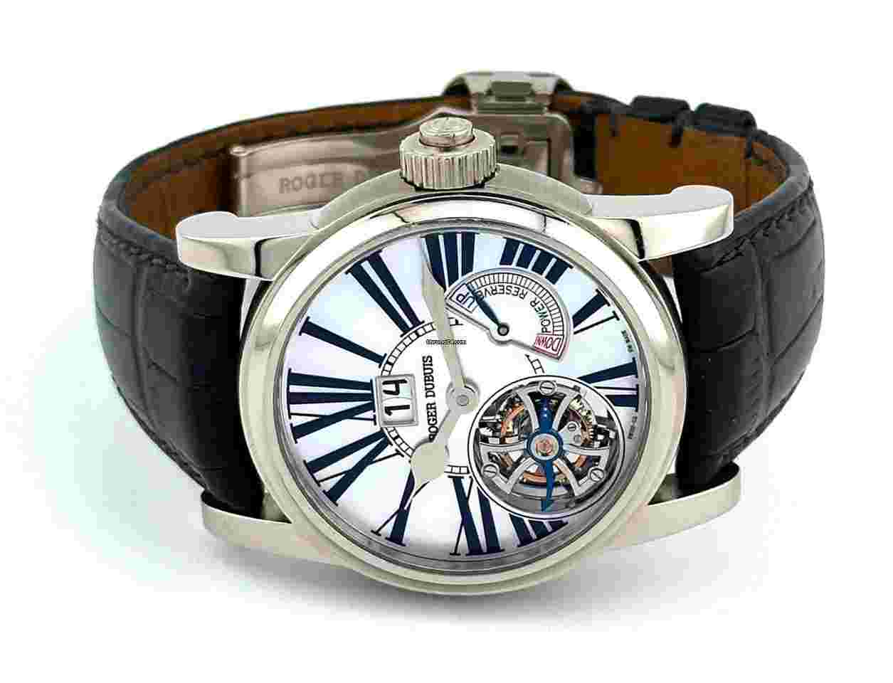 Roger Dubuis Hommage
                           
                                 LUCKY #8 Tourbillon Hommage Marine White gold Limited to 28pcs Complete