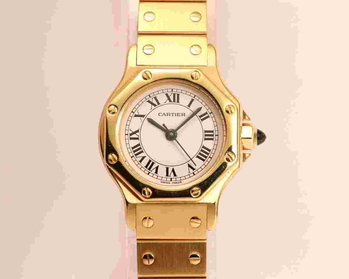 Cartier Santos
Octagon Automatic 18K Yellow Gold