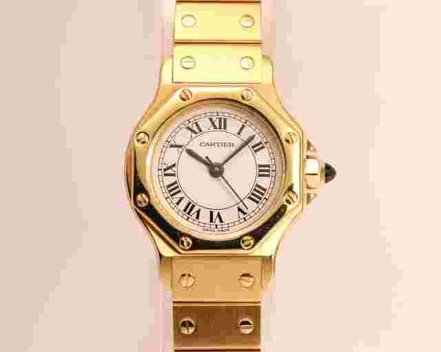 Cartier Santos
                           
                                 Octagon Automatic 18K Yellow Gold
