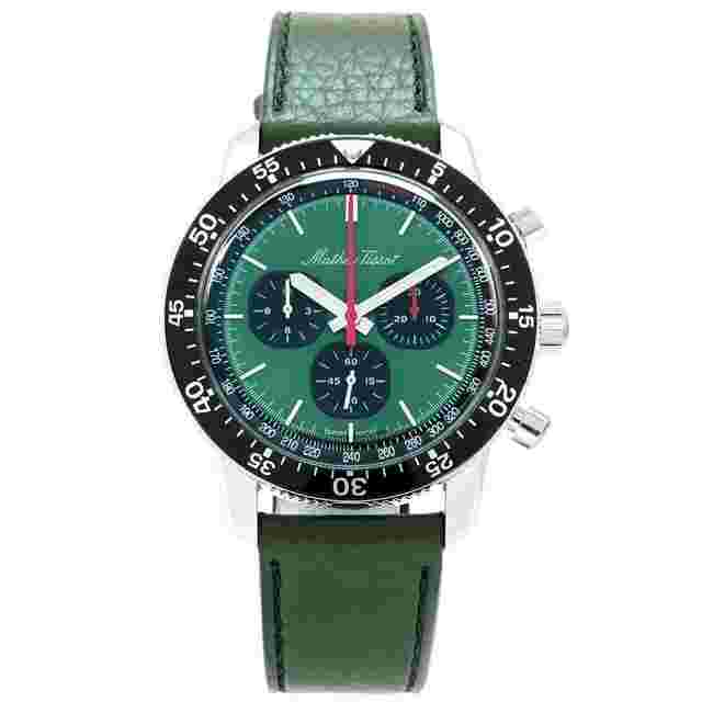 Mathey Tissot 1968 Chronograph H1968CH Green Dial Limited Edition Unworn - Inventory 6338