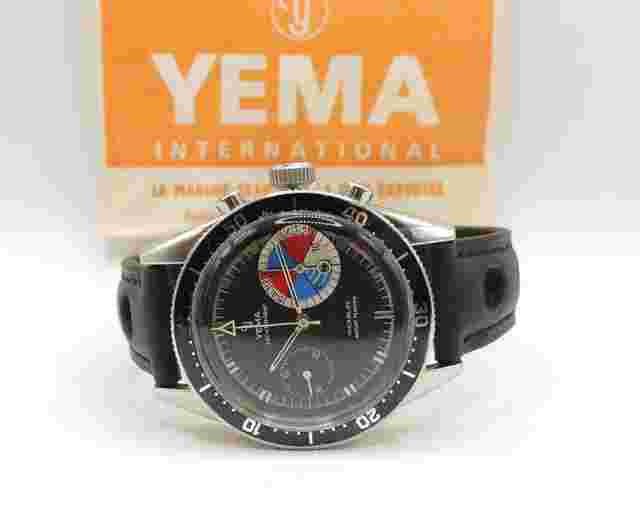 Yema Yachtingraf Chronograph Belle montre chronographe YEMA YACHTINGRAF fin des années 60