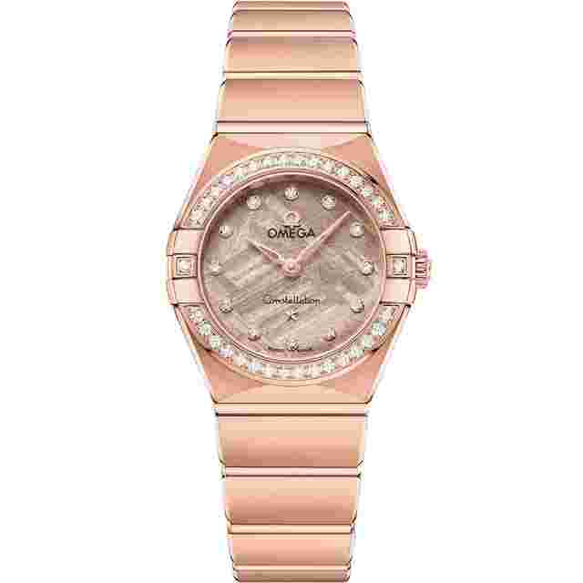 Omega Constellation
                           
                                 2025 New Constellation Silvery rose Dial Sedna gold 25 mm