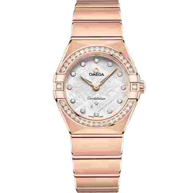 Omega Constellation
                           
                                 2025 New Constellation Grey Dial Sedna gold 28 mm
