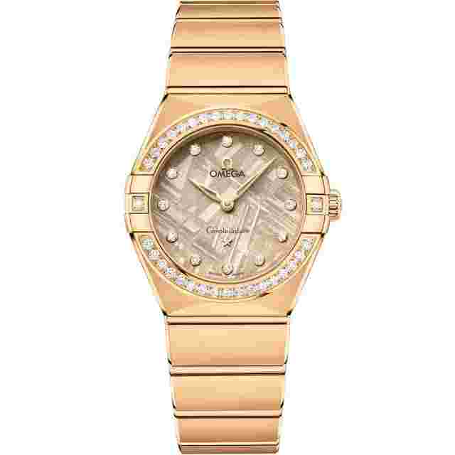 Omega Constellation
                           
                                 2025 New Constellation Linen Dial Yellow gold 28 mm