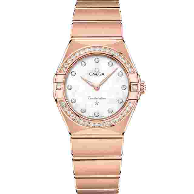Omega Constellation
                           
                                 2025 New Constellation White Dial Sedna gold 28 mm