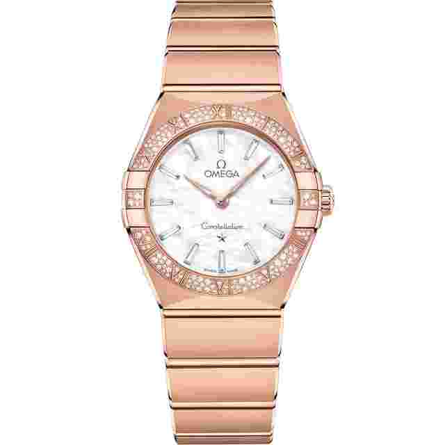 Omega Constellation
                           
                                 2025 New Constellation White Dial Sedna gold 28 mm