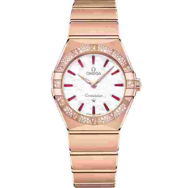 Omega Constellation
                           
                                 2025 New Constellation White Dial Sedna gold 28 mm