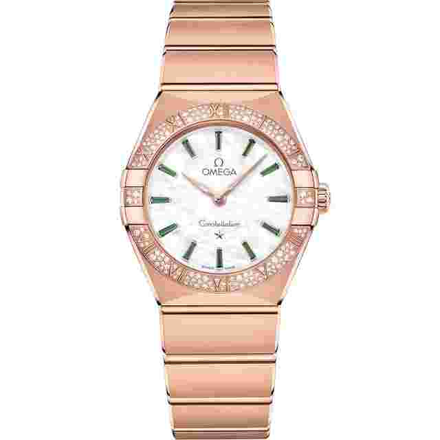 Omega Constellation
                           
                                 2025 New Constellation White Dial Sedna gold 28 mm