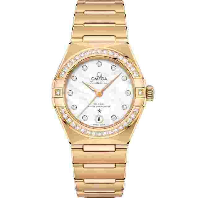 Omega Constellation
                           
                                 2025 New Constellation White Mother-Of-Pearl Dial 18k Yellow Gold 29 mm