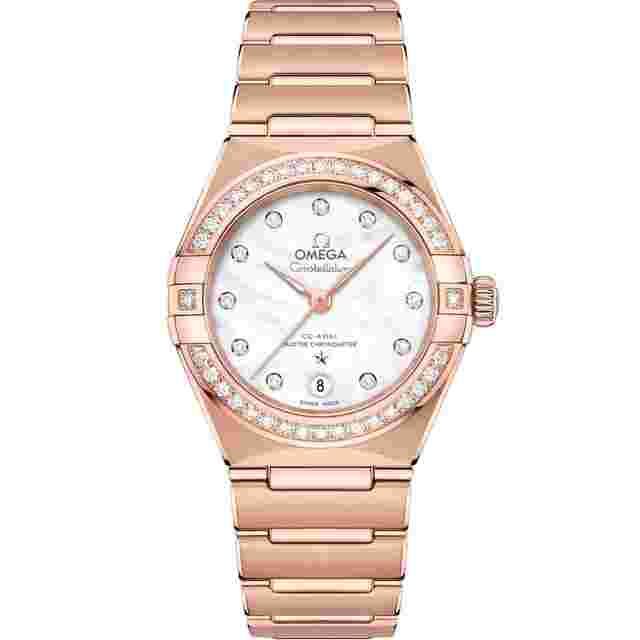 Omega Constellation
                           
                                 2025 New Constellation White Mother-Of-Pearl Dial Sedna Gold 29 mm