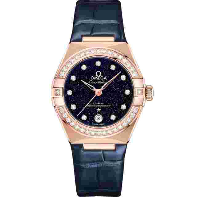 Omega Constellation
                           
                                 2025 New Constellation Blue Dial Sedna gold 29 mm
