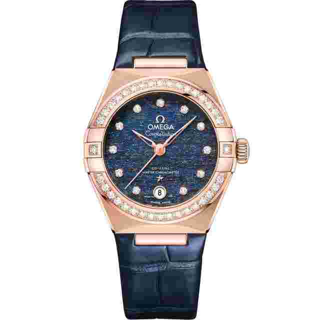 Omega Constellation
                           
                                 2025 New Constellation Blue Dial Sedna gold 29 mm