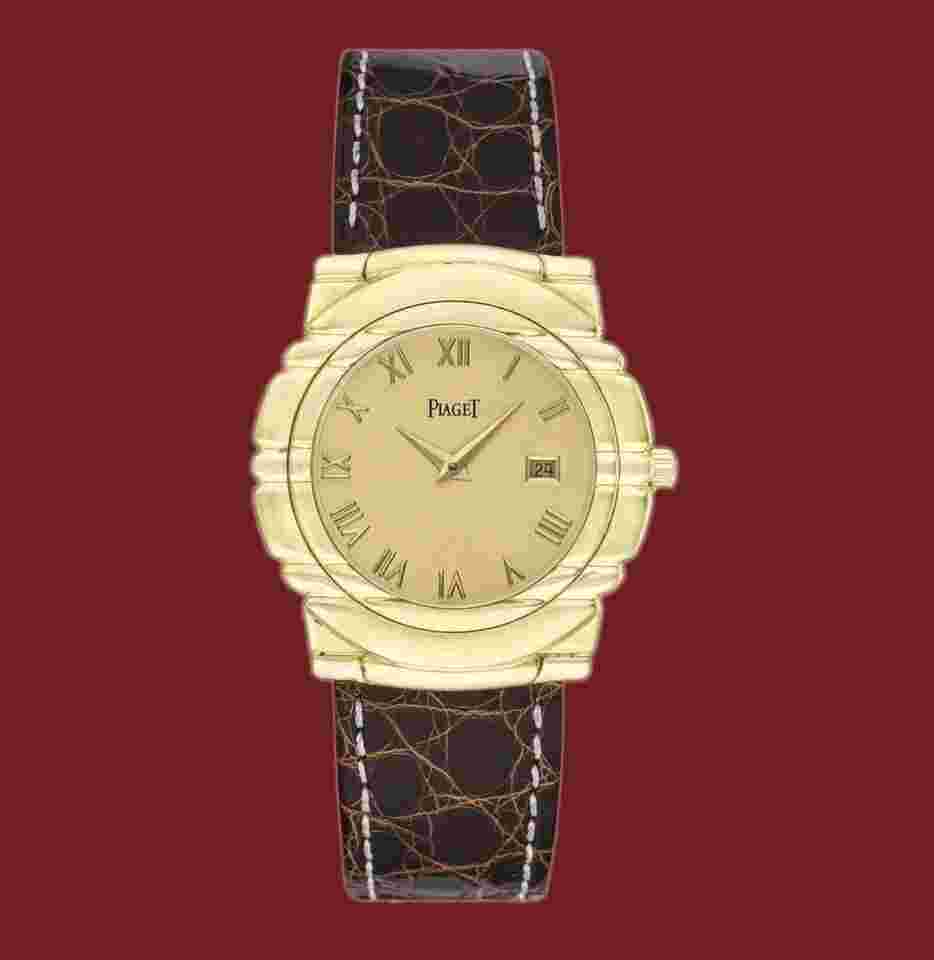 Piaget Tanagra
                           
                                 Men's Vintage 1990s Piaget Tanagra 18K Yellow Gold watch w/date Ref.17141 M411D