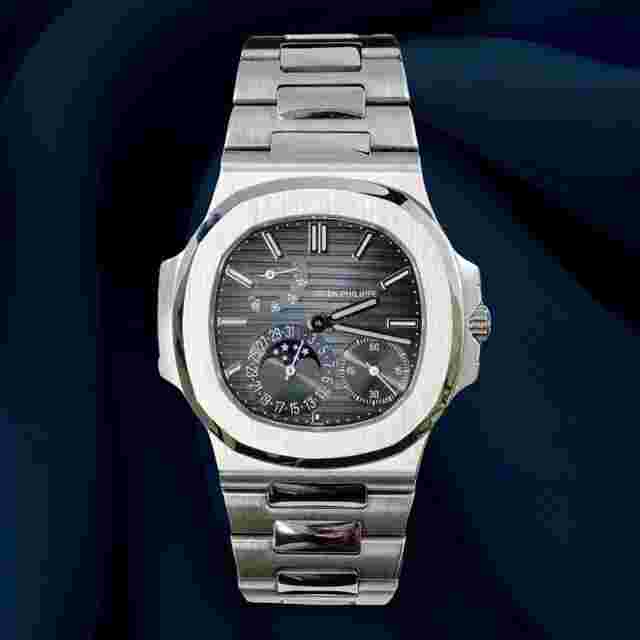 Patek Philippe Nautilus
                           
                                 Moonphase Steel Blue Dial