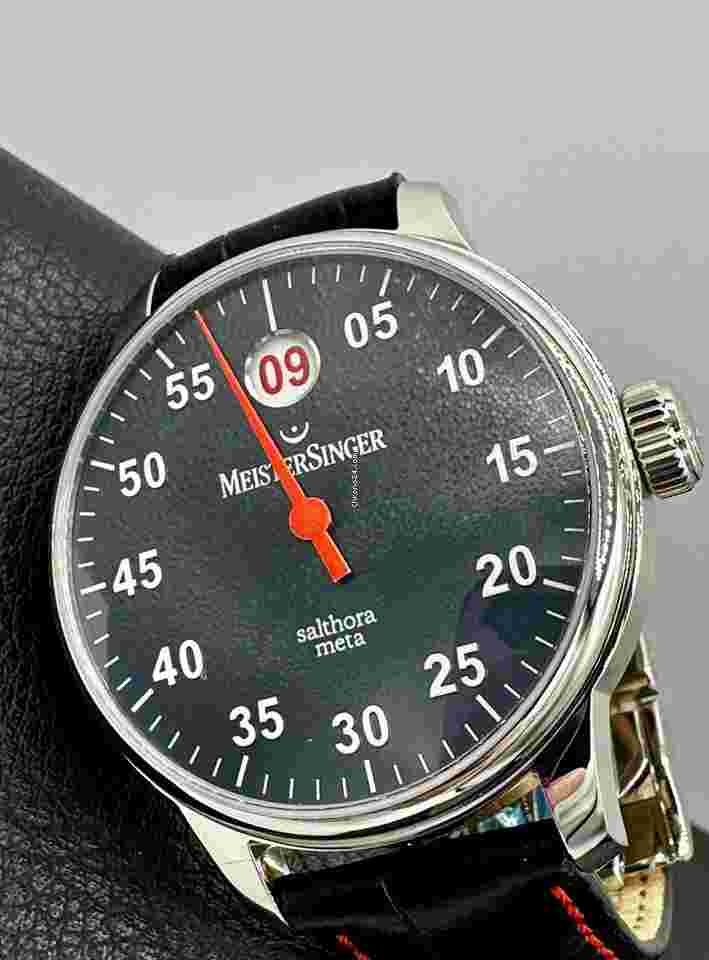Meistersinger Salthora Meta
                           
                                 JUMP HOUR MSAM907 Swiss Automatic 43mm UNWORN