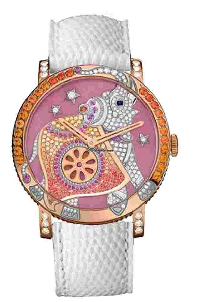 Boucheron Crazy Jungle
HATHI 42MM WA010222 18K ROSE GOLD WOMEN'S WATCH