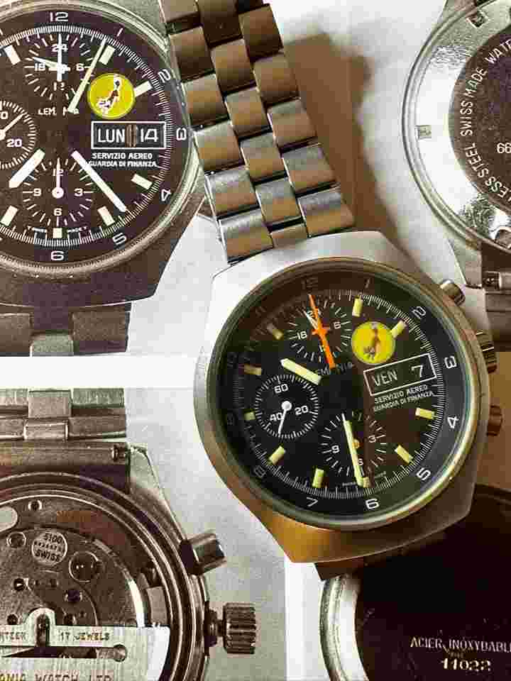 Lemania Chrono Military