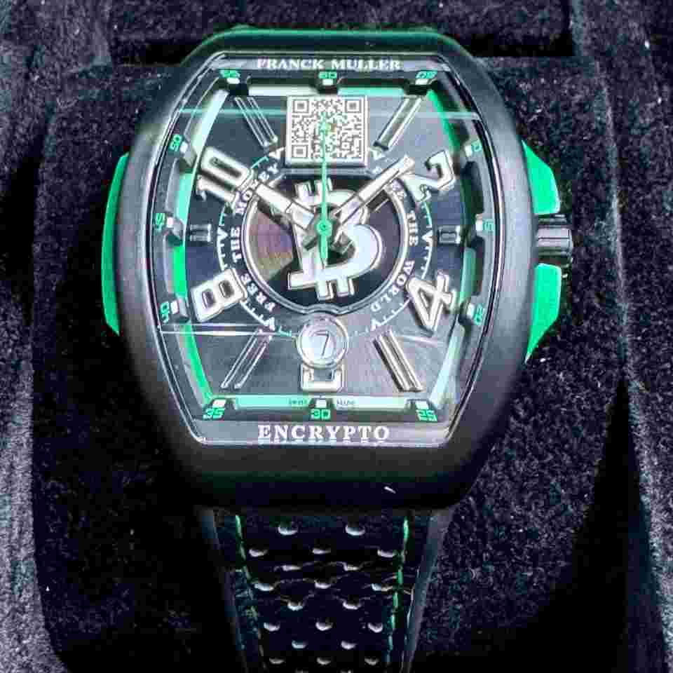 Franck Muller Vanguard
Encrypto BitCoin FREE THE MONEY V41SCDTRCGBTCLTD