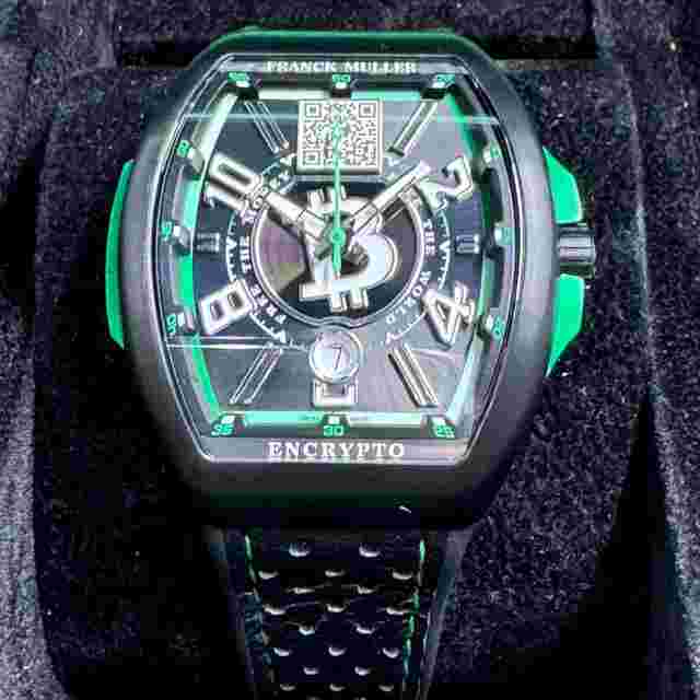Franck Muller Vanguard
                           
                                 Encrypto BitCoin FREE THE MONEY V41SCDTRCGBTCLTD