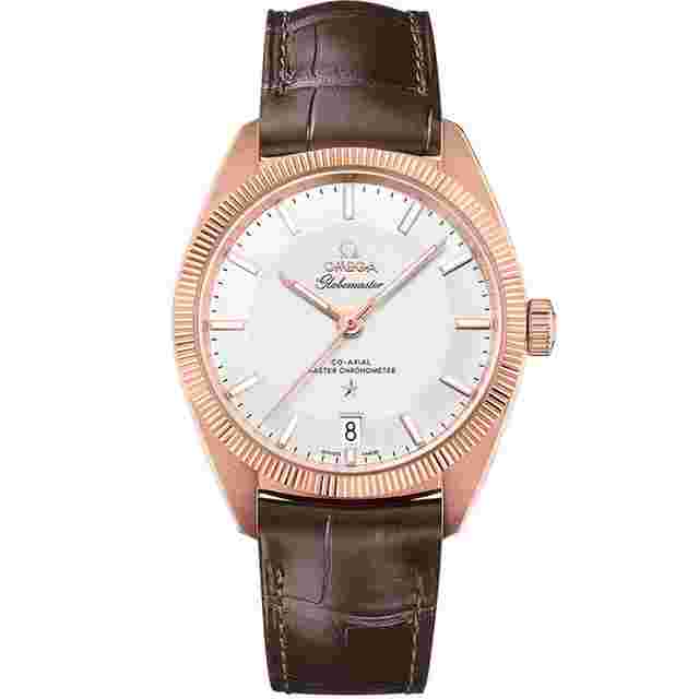 Omega Globemaster
                           
                                 2025 New Constellation Globemaster Silver Dial Sedna gold 39 mm