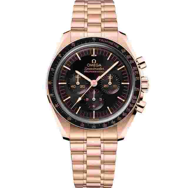 Omega Speedmaster Professional Moonwatch
                           
                                 2025 New Speedmaster Moonwatch Professional Black Dial Sedna gold 42 mm