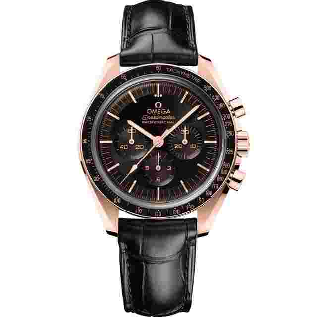 Omega Speedmaster Professional Moonwatch
                           
                                 2025 New Speedmaster Moonwatch Professional Black Dial Sedna gold 42 mm
