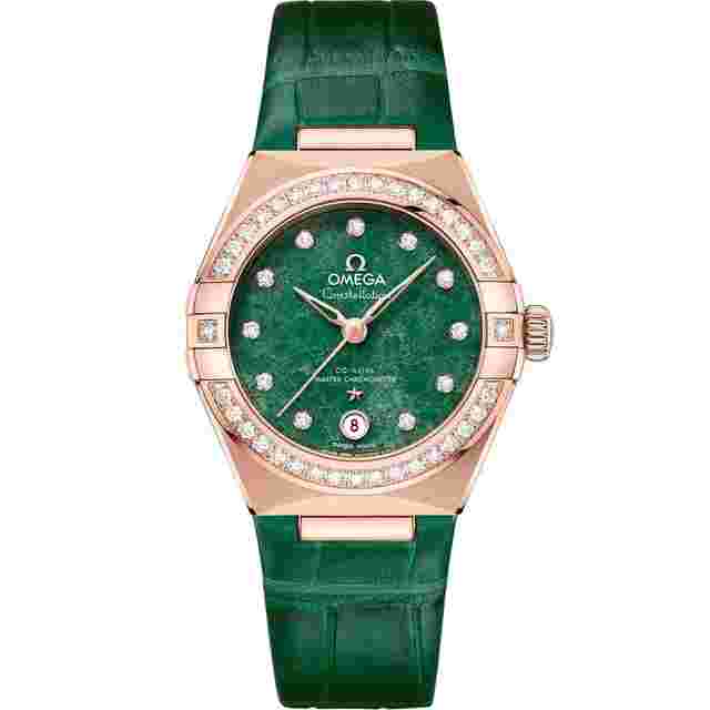 Omega Constellation
                           
                                 2025 New Constellation Green Dial Sedna gold 29 mm