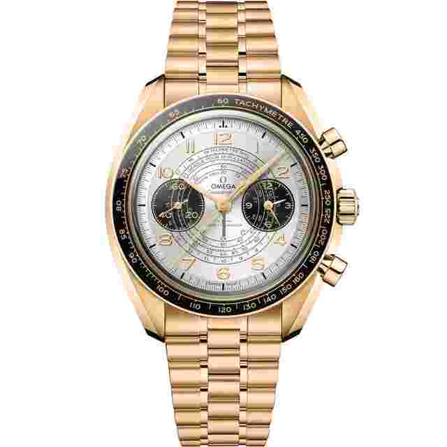 Omega Speedmaster Chronoscope
                           
                                 2025 New Speedmaster Chronoscope Silver Dial Moonshine gold 43 mm