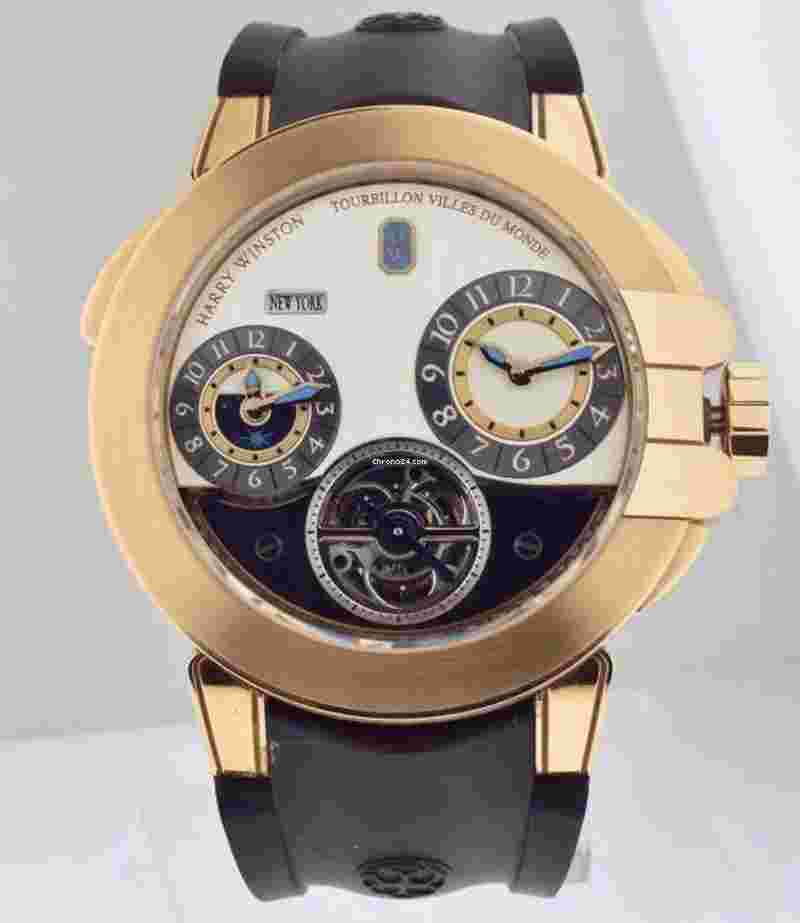 Harry Winston Project Z
                           
                                 Ocean Tourbillon World Time 400-MATTZ45RL-WA